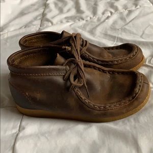 Boys brown leather Clark’s